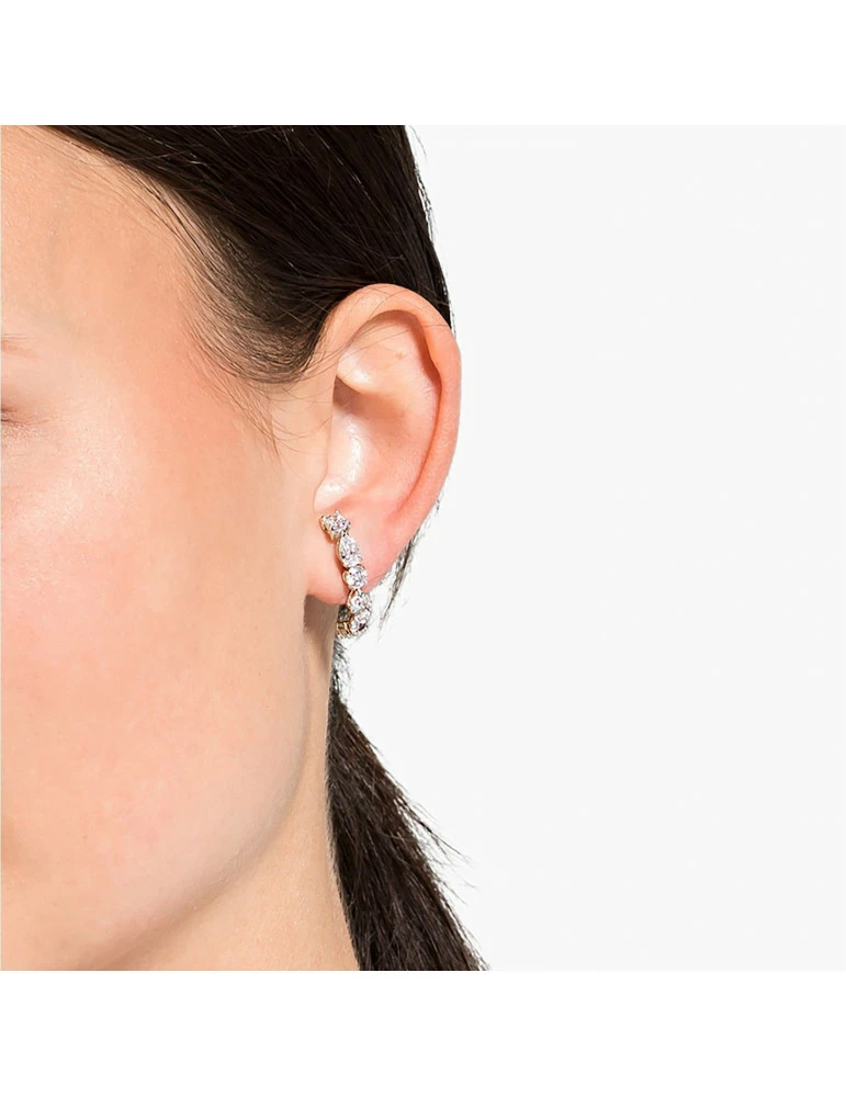 SWAROVSKI Boucles D'oreilles Tennis Deluxe Mixed – Image 3